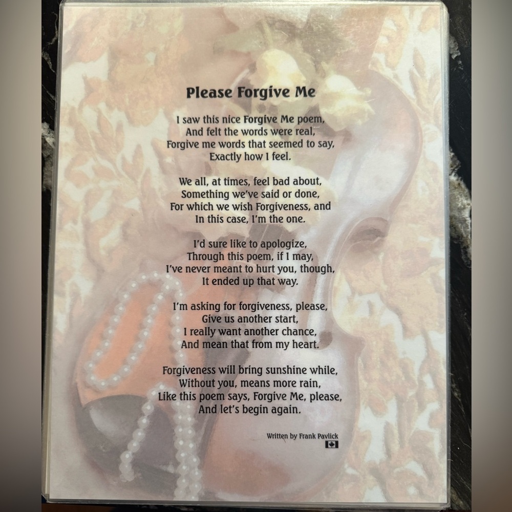 To My Wife poem - by Frank Pavlick
